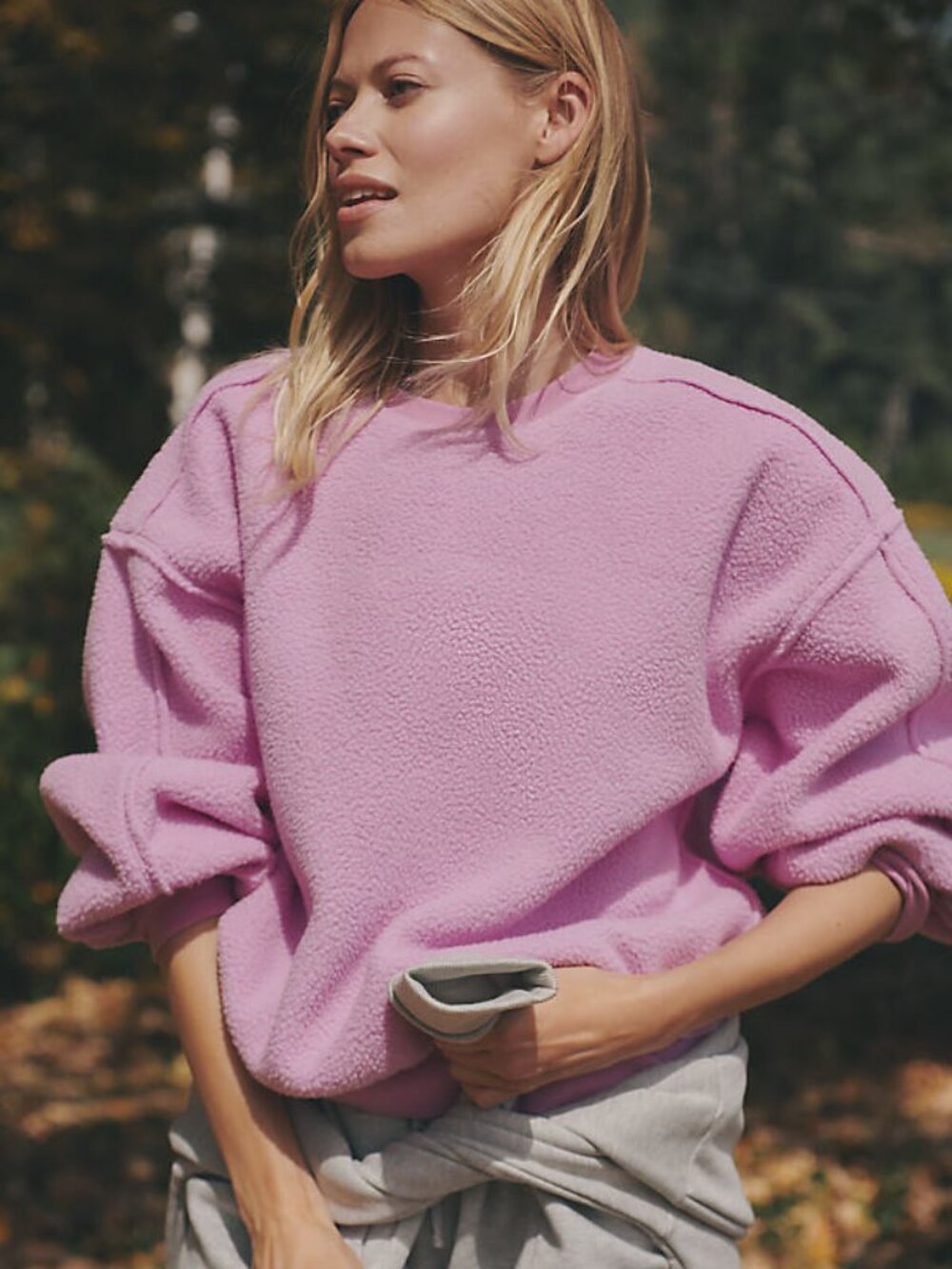 Anthropologie Pilcro Slouchy Crew-Neck Sweatshirt